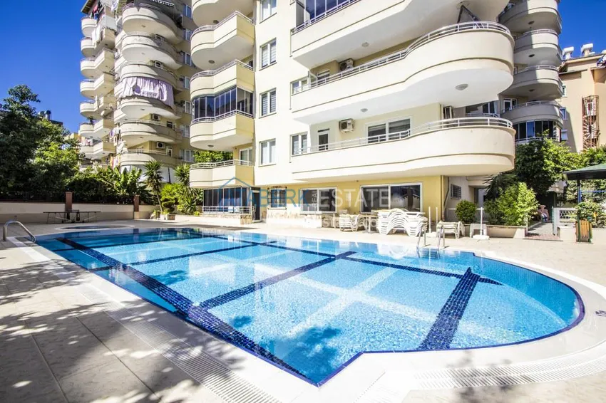 Turnkey 2+1 apartment with glazed cormorants and sea views in the center of Alanya 7