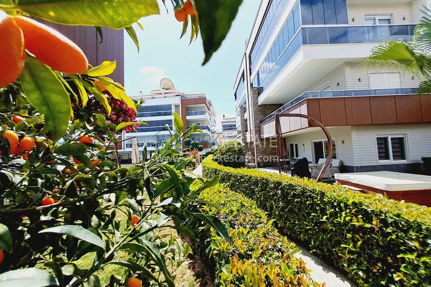 Property for a residence permit - Duplex penthouse with furniture in Alanya, Oba district 8 