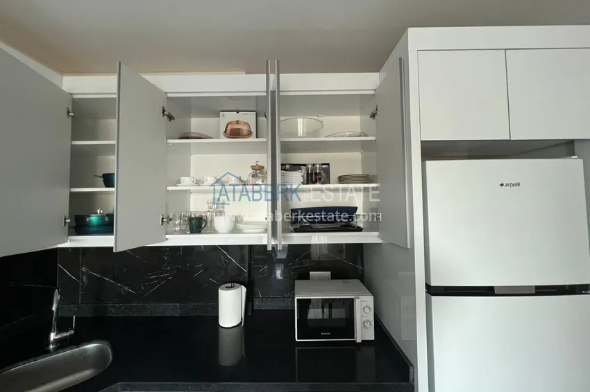 Purchase  Apartment for rent in Alanya, one bedroom with furniture and sea view A20 7 