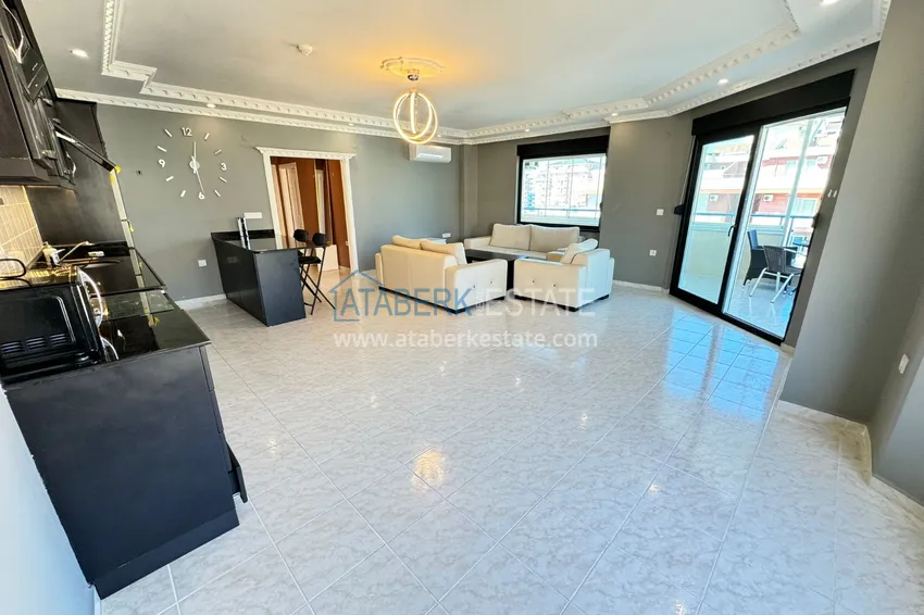 Purchase  Apartment in Mahmutlar partially furnished with a glazed balcony and sea view 8 