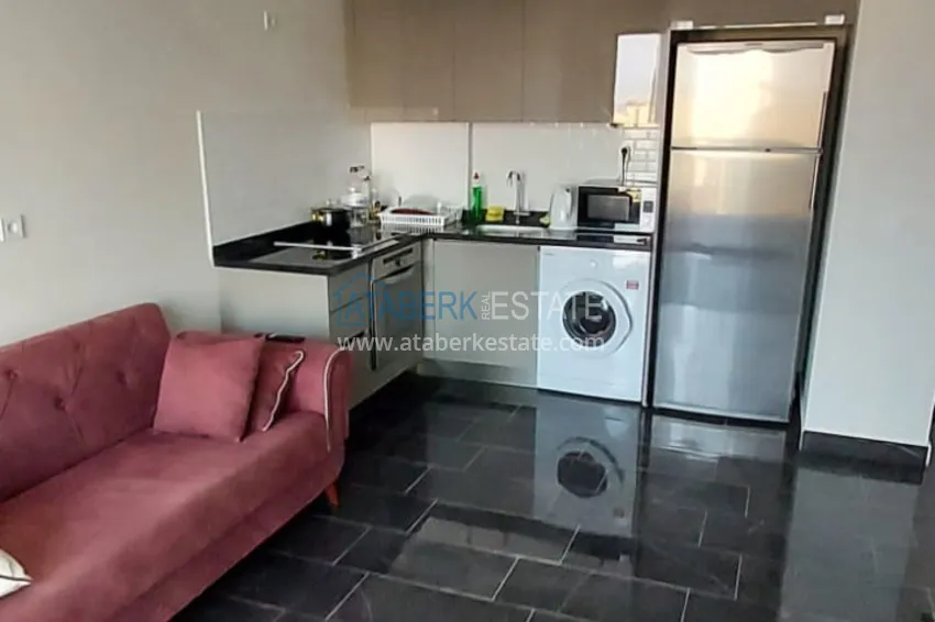 Purchase 1+1 apartment with furniture and sea view in a new complex - Mahmutlar district, Alanya 7