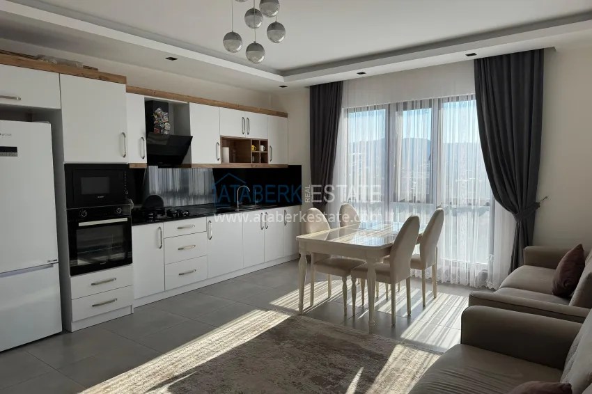 Purchase Furnished 2+1 apartment with sea and mountain views, Mahmutlar district — Alanya 7 