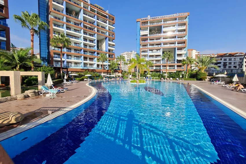 Furnished 2+1 apartment in a prestigious residential complex, Cikcilli district — Alanya 7 