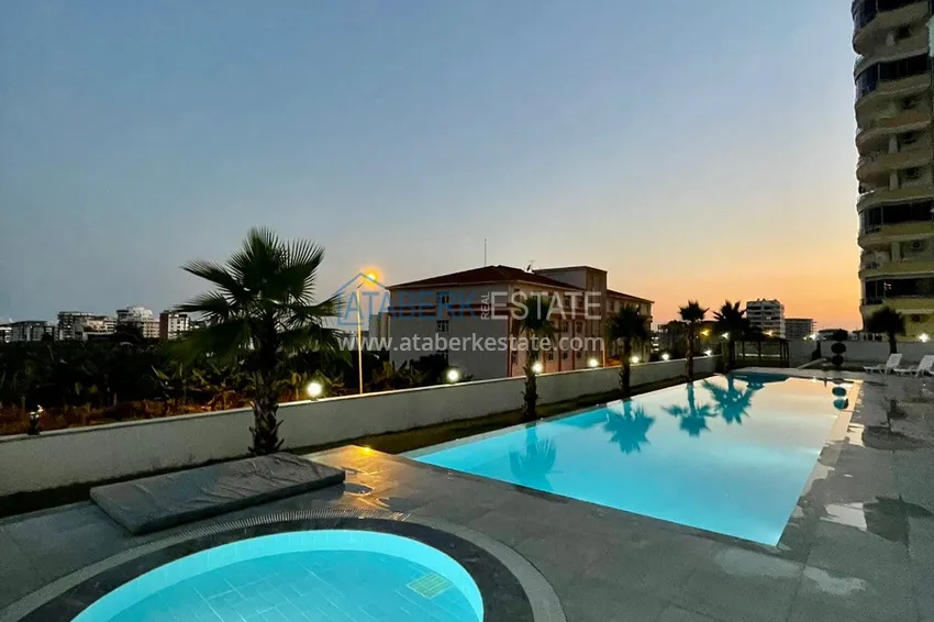 Apartment 1+1 with furniture and sea view, Mahmutlar district — Alanya 8 