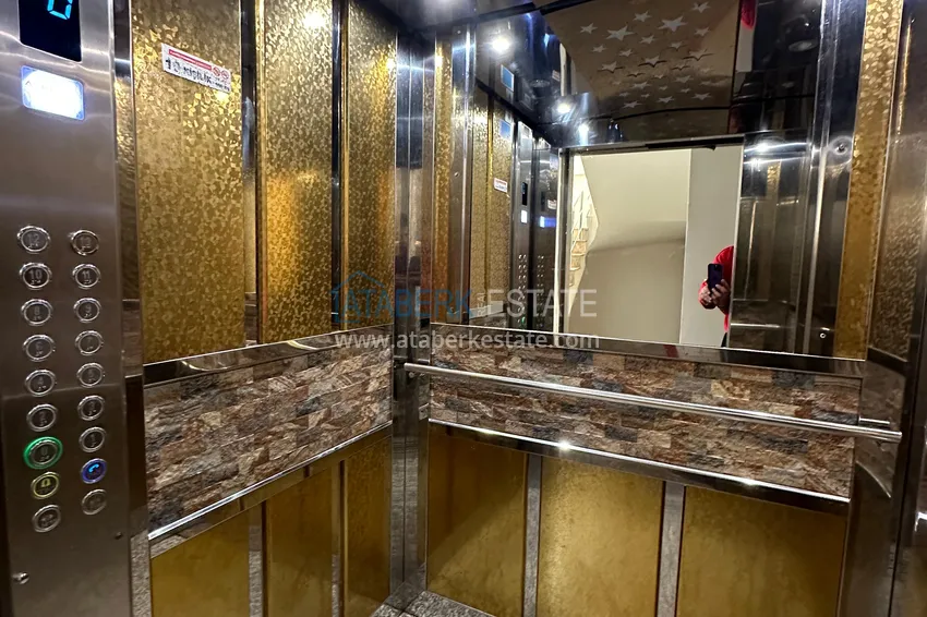 Stylish penthouse with furniture and a glazed balcony in Teje district, Mersin 8 