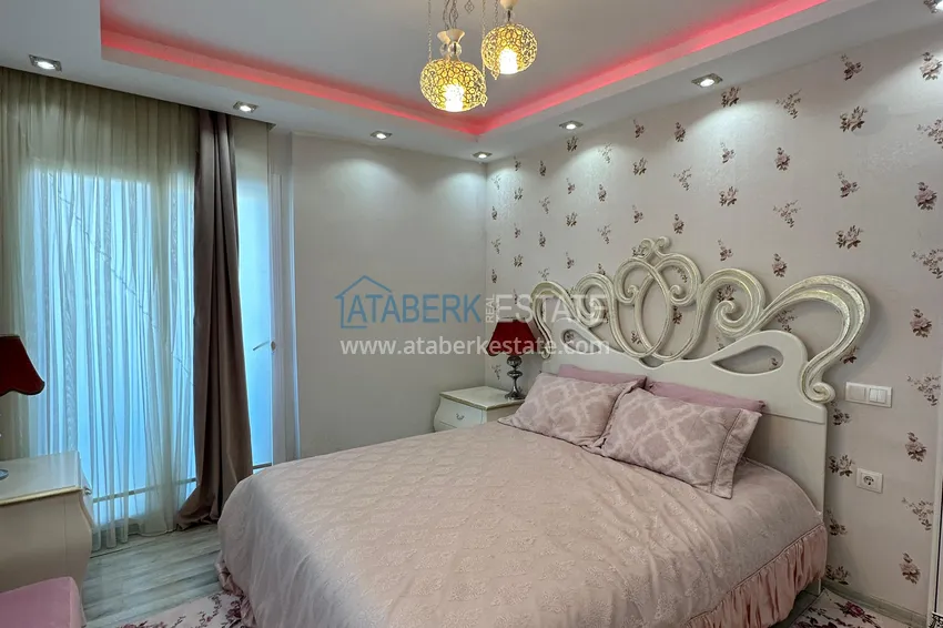 Purchase Stylish penthouse with furniture and a glazed balcony in Teje district, Mersin 8 
