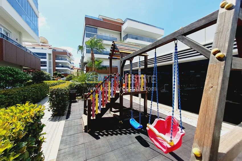 Property for a residence permit - Duplex penthouse with furniture in Alanya, Oba district 9 