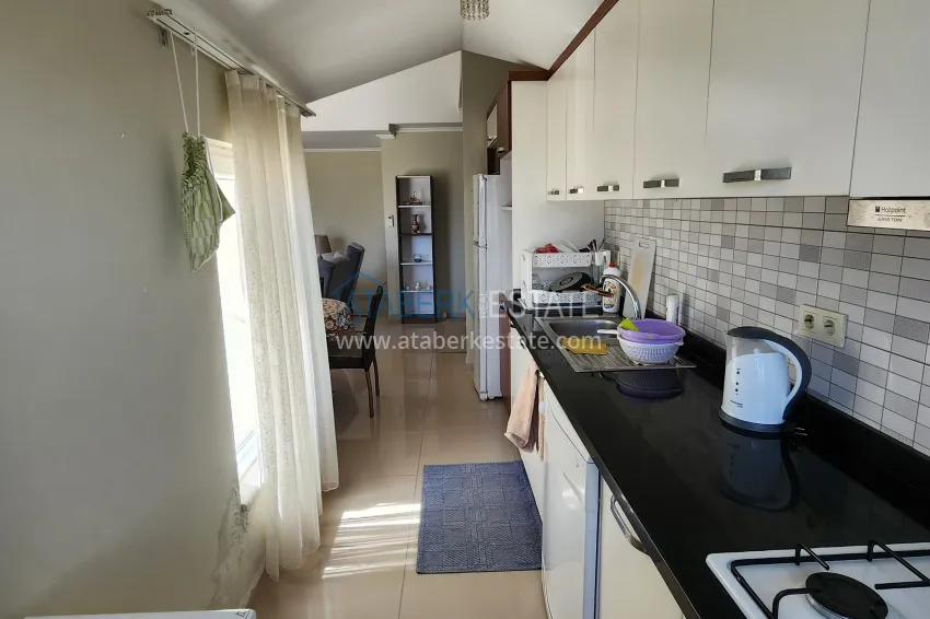 Purchase Penthouse duplex 3+1 furnished with sea and mountain views, Kestel district — Alanya 8 