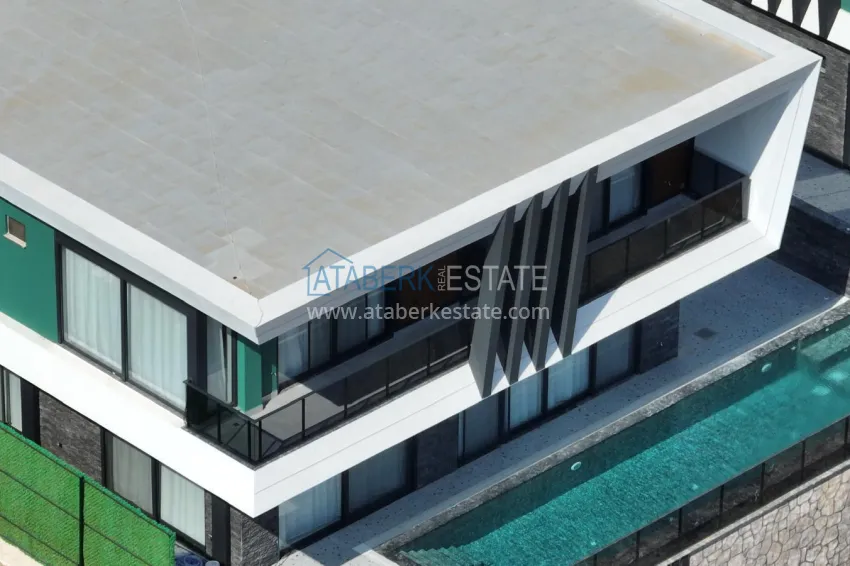 Modern two-level villas with views at prices from the developer in the Oba area 9 