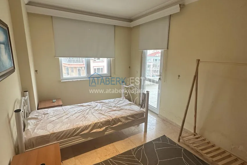 Purchase  Furnished 2+1 apartment with open sea view, Tosmur district — Alanya 8 