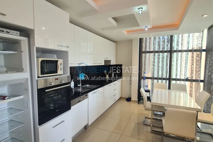 Purchase  Furnished 2+1 apartment in a prestigious residential complex, Cikcilli district — Alanya 8 