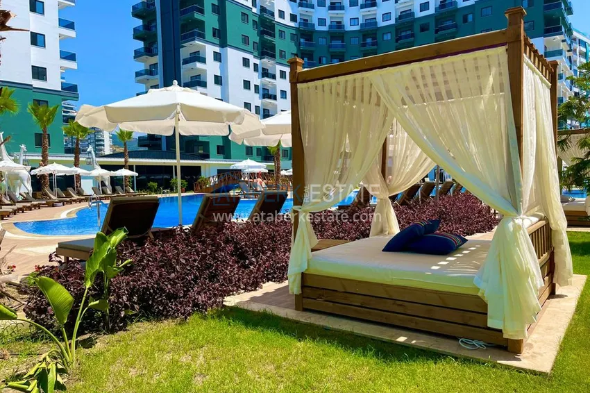 Furnished one-bedroom apartment in a complex with hotel infrastructure, Mahmutlar district — Alanya  11 