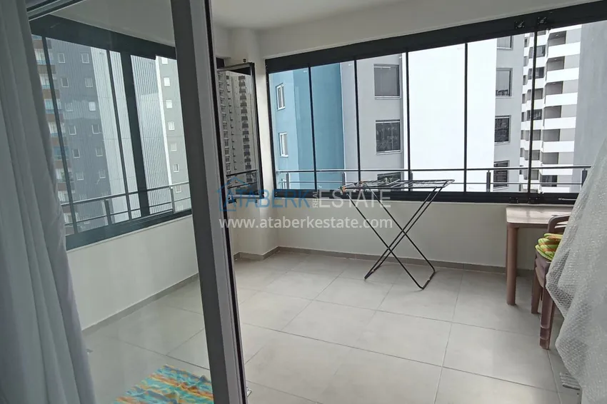 Purchase  Spacious 1+1 apartment with sea view and 2 glazed balconies in Mersin, Arpacbakhshish 9 