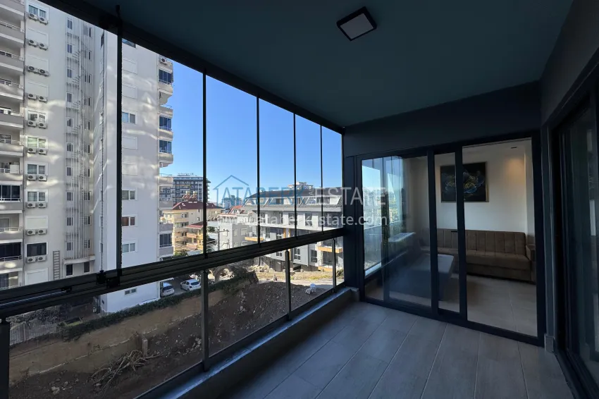 Purchase One bedroom apartment with furniture and a glazed balcony in Mahmutlar, Alanya 10 