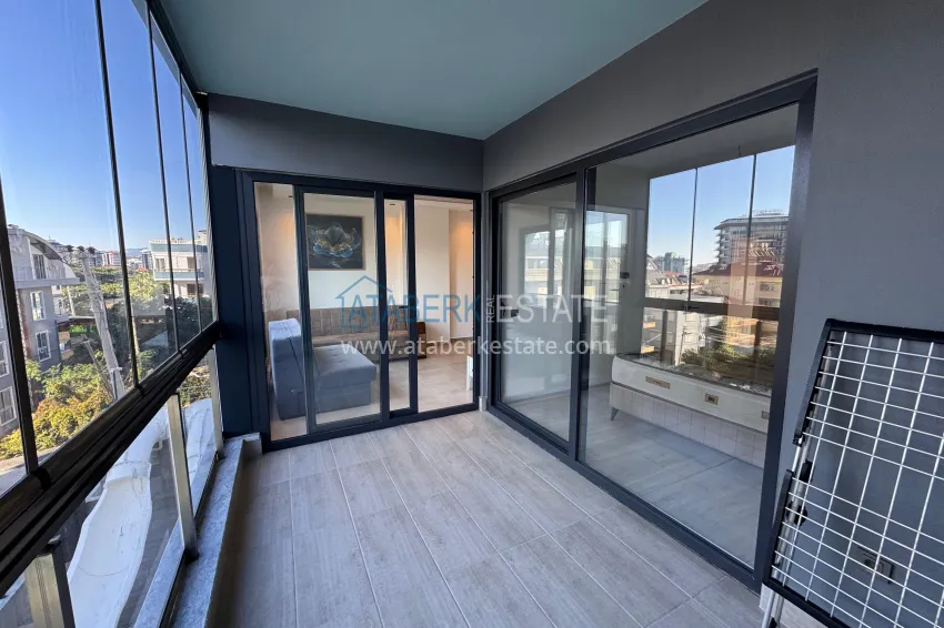 Purchase One bedroom apartment with furniture and a glazed balcony in Mahmutlar, Alanya 11 