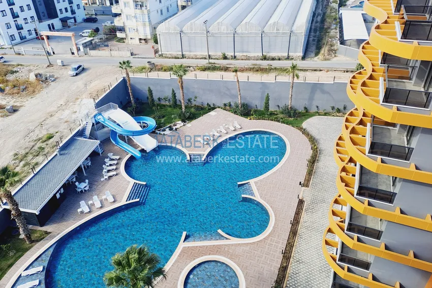 Purchase  New buildings in Alanya! 1+1 apartment with partial sea view, Avsallar district — Alanya 9 