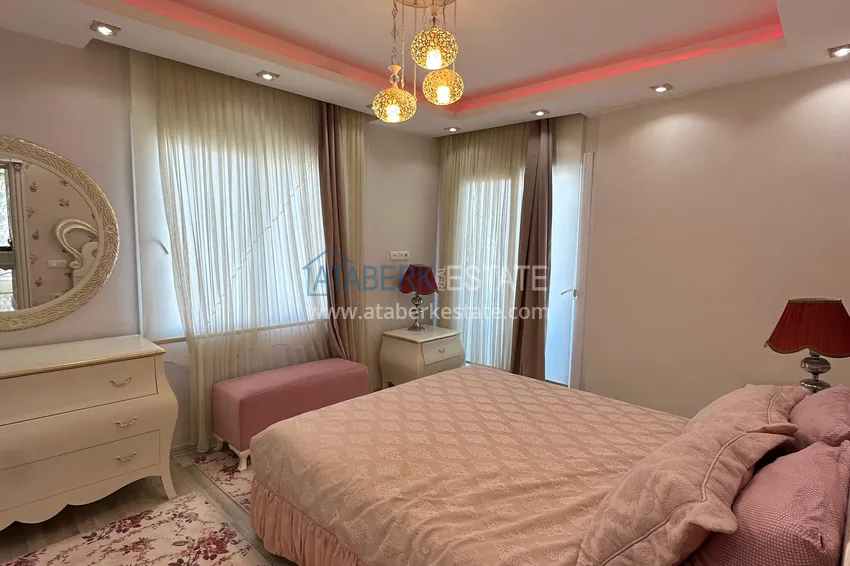 Purchase Stylish penthouse with furniture and a glazed balcony in Teje district, Mersin 9 