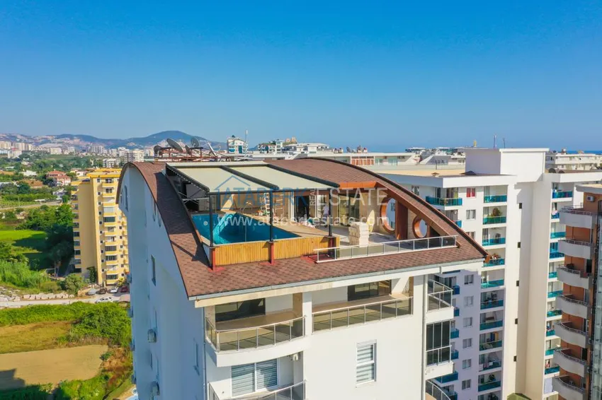 Two-bedroom apartment with furniture and separate kitchen apartment in Mahmutlar 11 