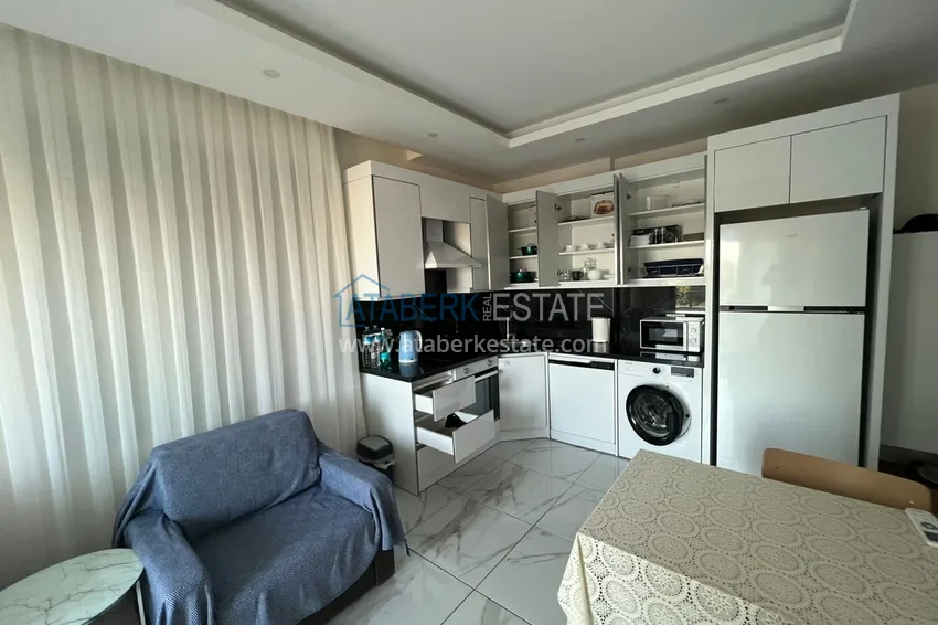 Purchase  Apartment for rent in Alanya, one bedroom with furniture and sea view A20 9 