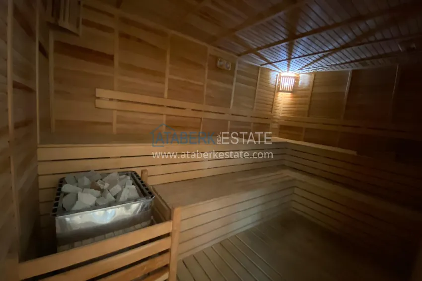 Penthouse duplex 3+1 furnished with sea and mountain views, Kestel district — Alanya 10 