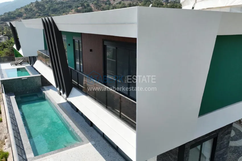 Modern two-level villas with views at prices from the developer in the Oba area 10 