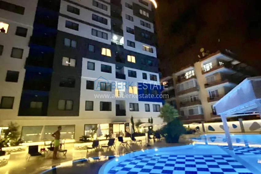 Turnkey three-room apartment in the center of Alanya, just 5 minutes from Cleopatra Beach 9 