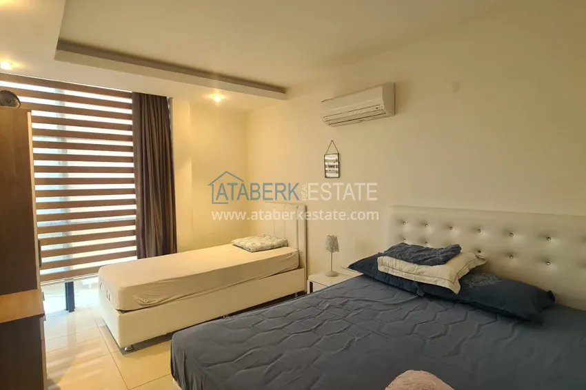 Purchase  Furnished 2+1 apartment in a prestigious residential complex, Cikcilli district — Alanya 9 
