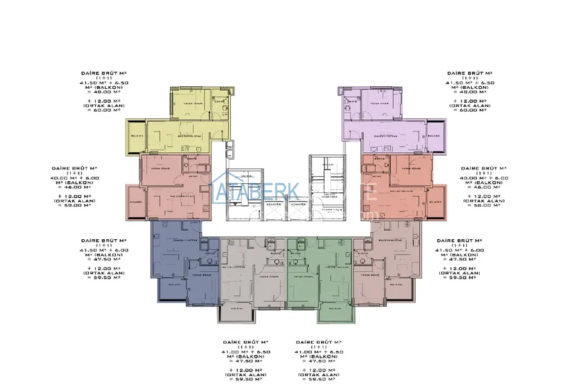 Buy cheap Finished 1+1 apartment in a new residential complex, Avsallar district — Alanya 1 