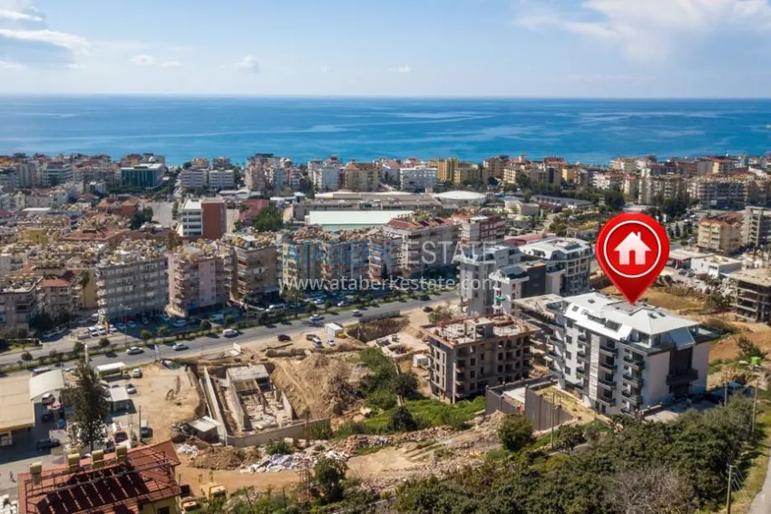 1+1 apartment from the owner with views in the center of Alanya - Cleopatra beach area, 600 meters 2 