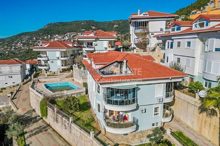 Spacious furnished duplex with views in the prestigious area of Alanya - Bektash 6 