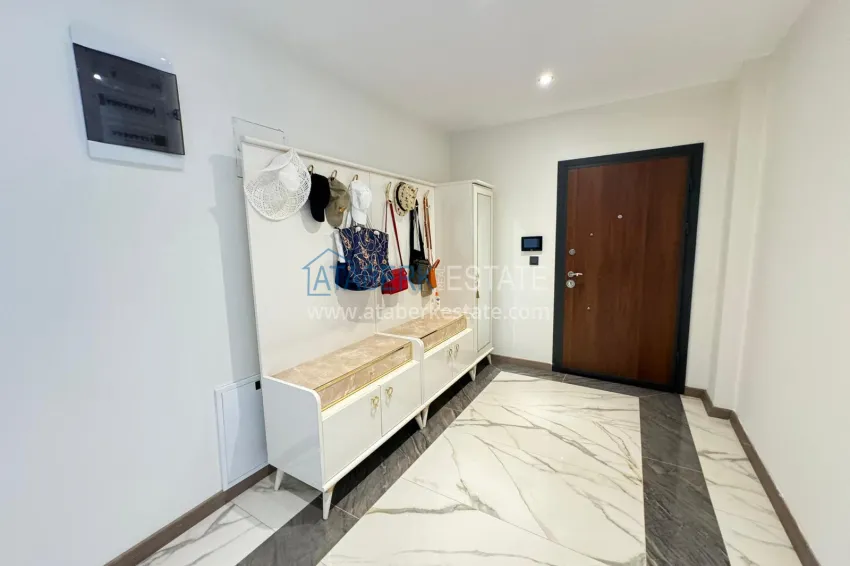 Purchase Semi-detached triplex villa in Kargicak area, furnished in a cottage complex 1 