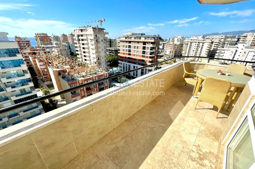 Purchase  Linear four-room apartment with furniture and sea view - Mahmutlar 10 