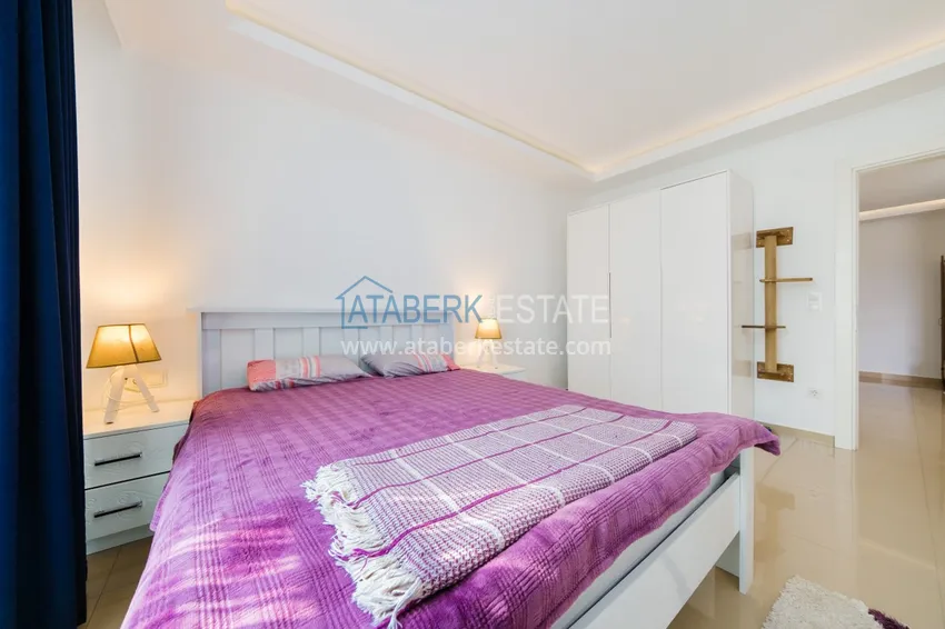 Purchase  Turnkey one-bedroom apartment with mountain views in Alanya, Kestel district  12 