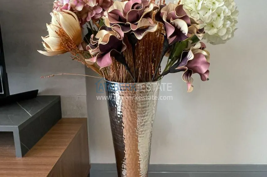 Purchase  Furnished 1+1 apartment in the center of Alanya, in a luxury complex  10 