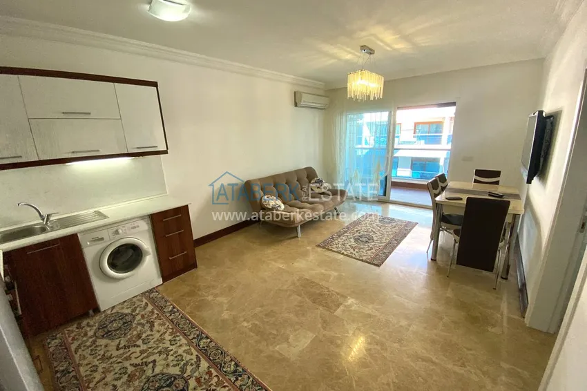 Purchase  Apartment in Kestel in a complex on the banks of a mountain river with furniture 3 