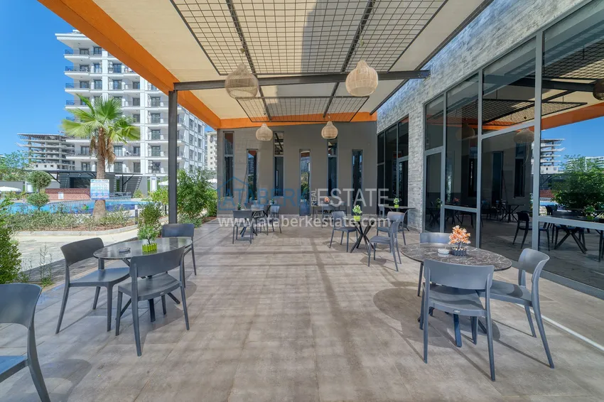 One bedroom apartment with new furniture in the center of Mahmutlar, Saturday Market District 12 