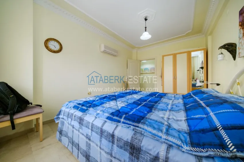 Purchase Property for a residence permit in the center of Alanya, Three-room apartment with furniture 10 
