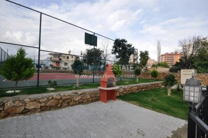 Apartment 1+1 with furniture and mountain views, Tosmur district — Alanya 11 