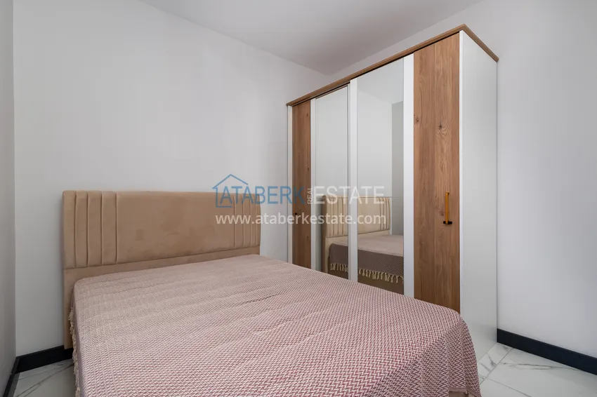 Purchase  Furnished two-bedroom apartment in the center of Mahmutlar, Saturday Market District 14 