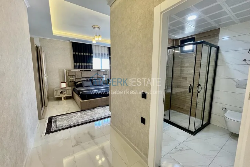 Purchase Garden duplex with modern interiors in a new residential complex, Oba district, Alanya 13 