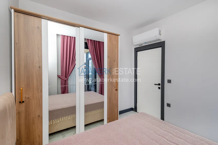 Purchase  Furnished two-bedroom apartment in the center of Mahmutlar, Saturday Market District 15 