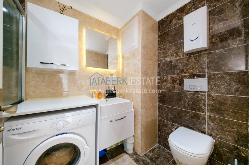 Purchase  Turnkey one-bedroom apartment with mountain views in Alanya, Kestel district  15 