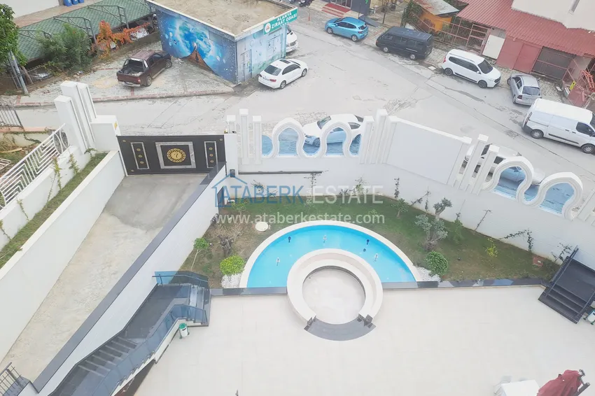 Purchase Furnished apartment with radiator heating system in the center of Alanya 13 