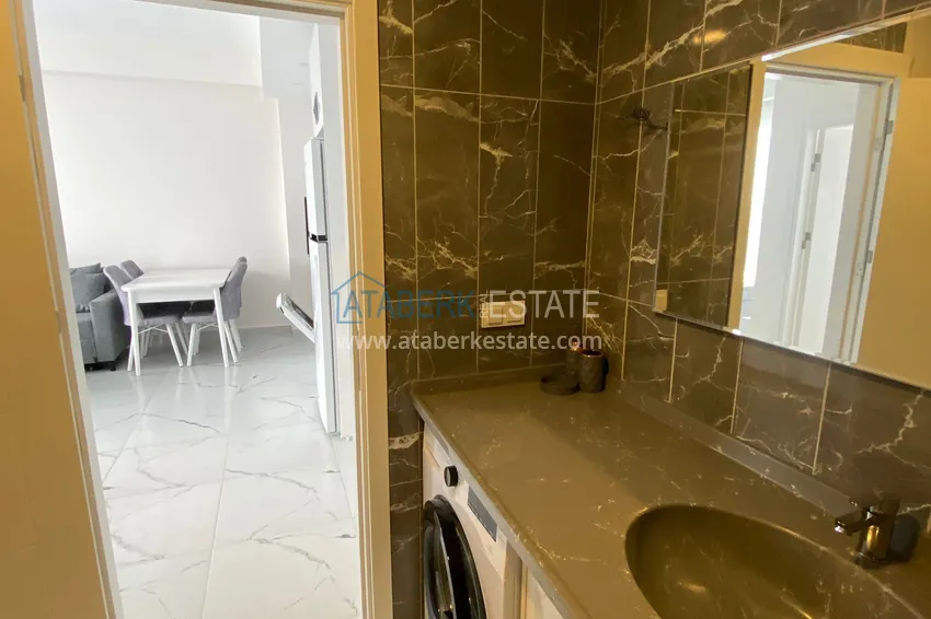 Purchase  Furnished 1+1 apartment for rent in Alanya, Avsallar district No. 81 14 