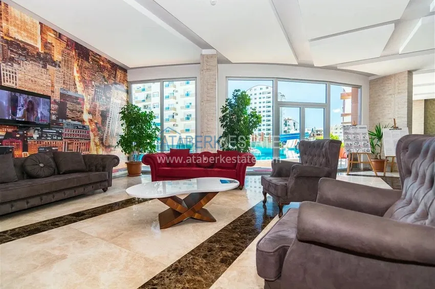 Furnished duplex apartment in Alanya, Mahmutlar in a luxury complex 13 