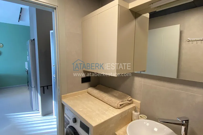 Purchase  One bedroom apartment with furniture for long-term rent in the center of Alanya No. 28 15 