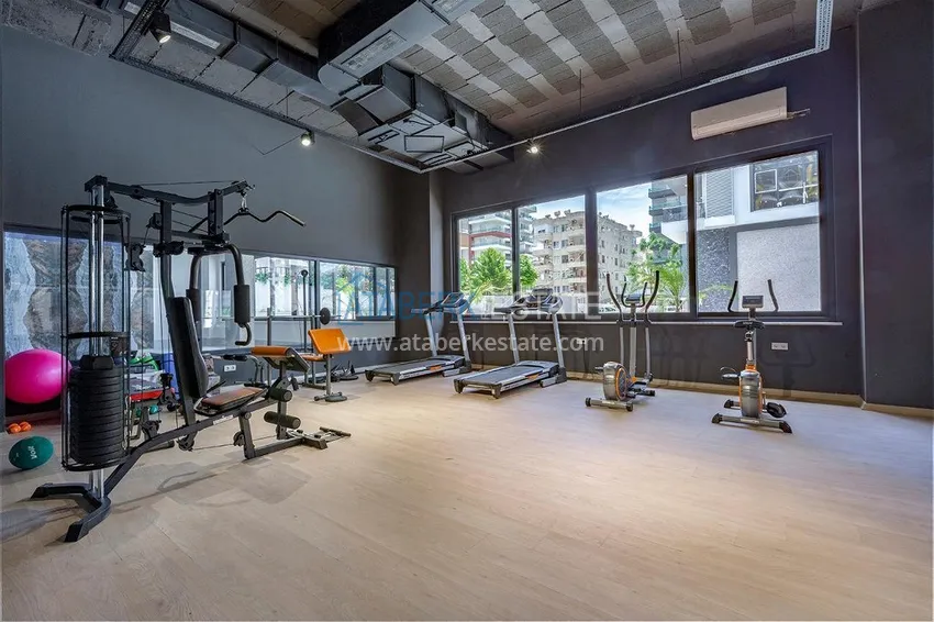 1+1 apartment in Mahmutlar with furniture and mountain views 15 