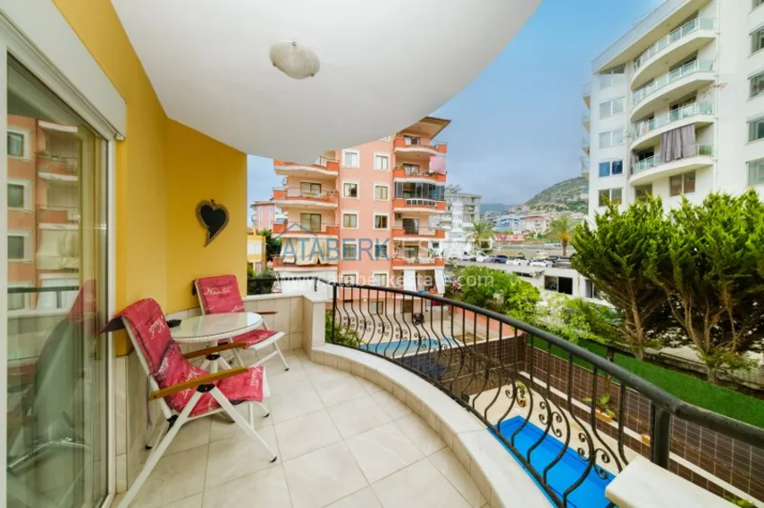 Purchase Property for a residence permit in the center of Alanya, Three-room apartment with furniture 15 