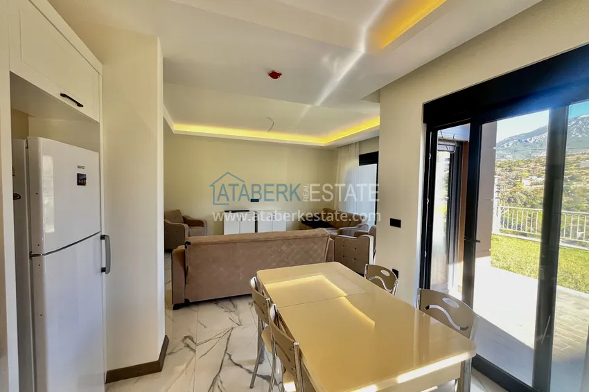 Purchase  Semi-detached two-level villa with furniture and garden in Kargicak, Alanya 4 