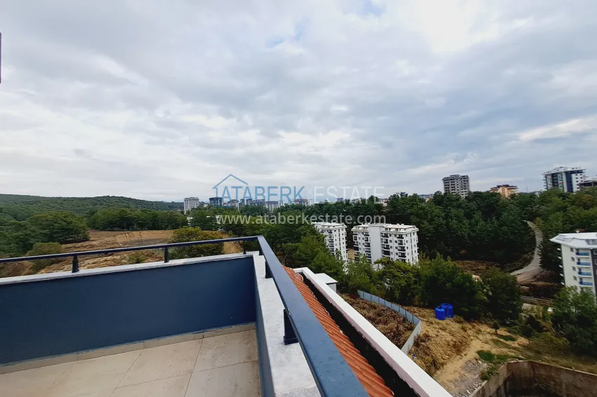 Purchase 2+1 duplex penthouse in the Avsallar area — separate kitchen and sea view 16 